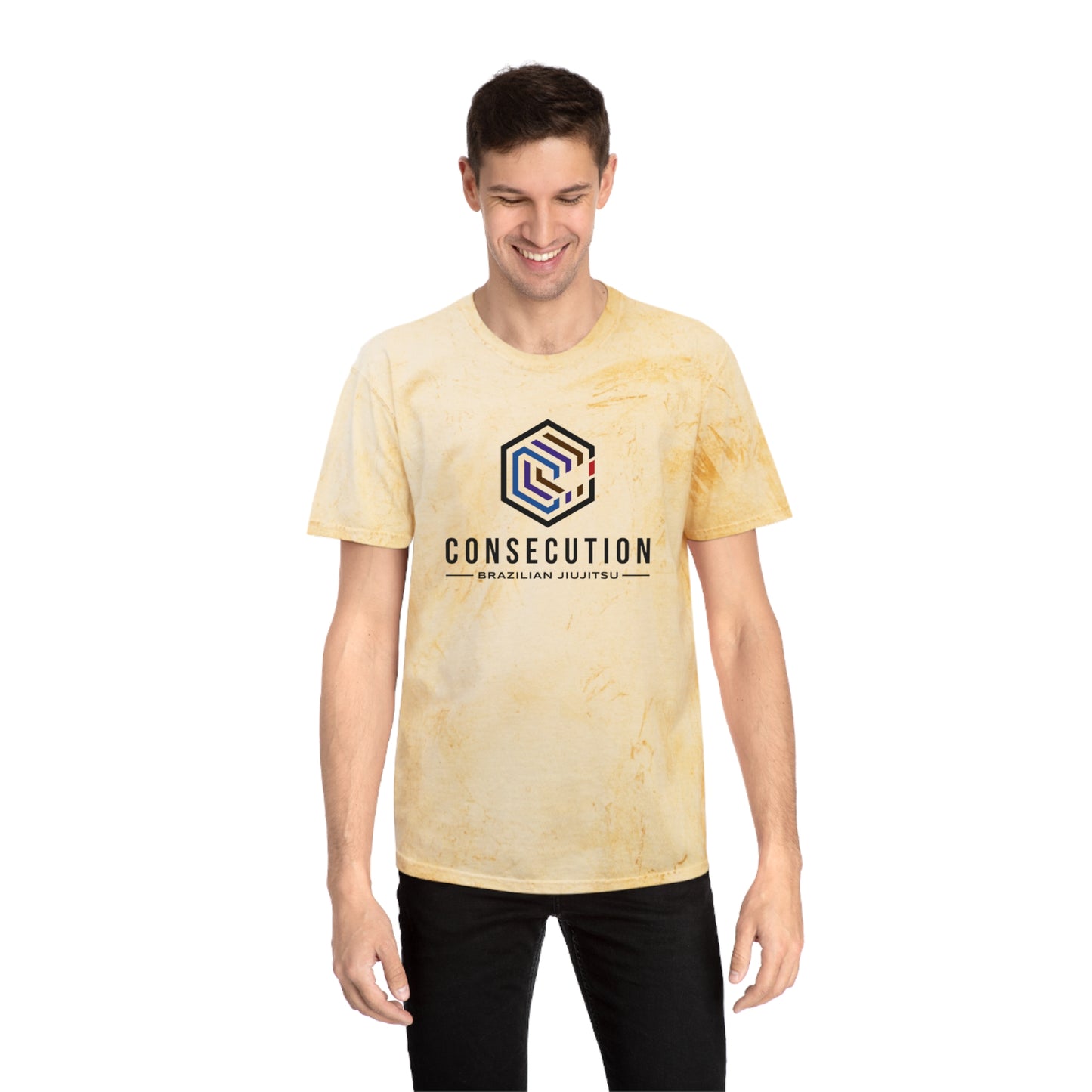 Color Blast Brazilian Jiu-Jitsu T-Shirt, Unisex Apparel, Sporty Tee, Training Top, Gift for Martial Artists, Casual Streetwear