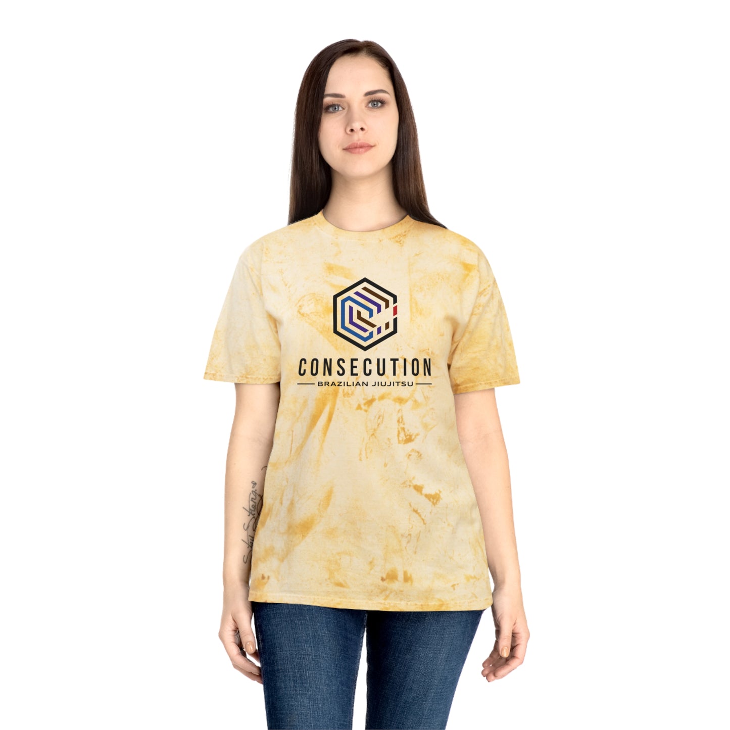 Color Blast Brazilian Jiu-Jitsu T-Shirt, Unisex Apparel, Sporty Tee, Training Top, Gift for Martial Artists, Casual Streetwear