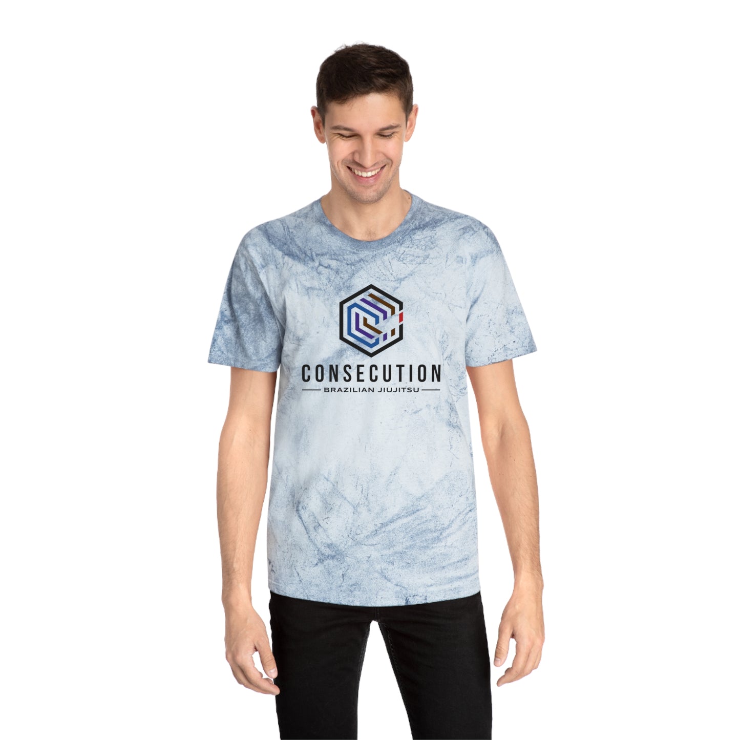 Color Blast Brazilian Jiu-Jitsu T-Shirt, Unisex Apparel, Sporty Tee, Training Top, Gift for Martial Artists, Casual Streetwear