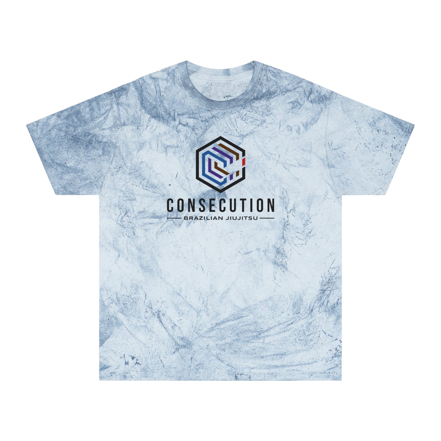 Color Blast Brazilian Jiu-Jitsu T-Shirt, Unisex Apparel, Sporty Tee, Training Top, Gift for Martial Artists, Casual Streetwear