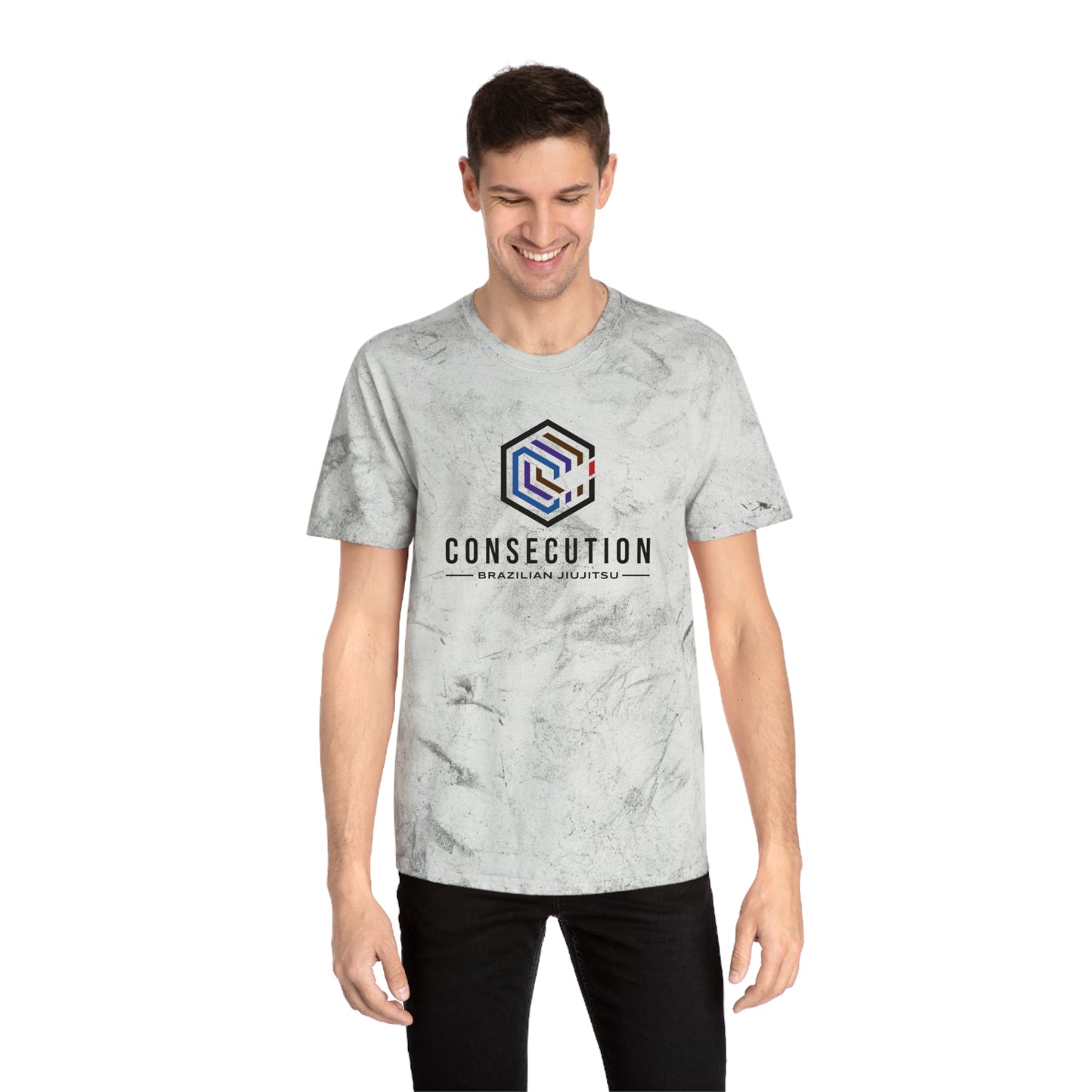 Color Blast Brazilian Jiu-Jitsu T-Shirt, Unisex Apparel, Sporty Tee, Training Top, Gift for Martial Artists, Casual Streetwear