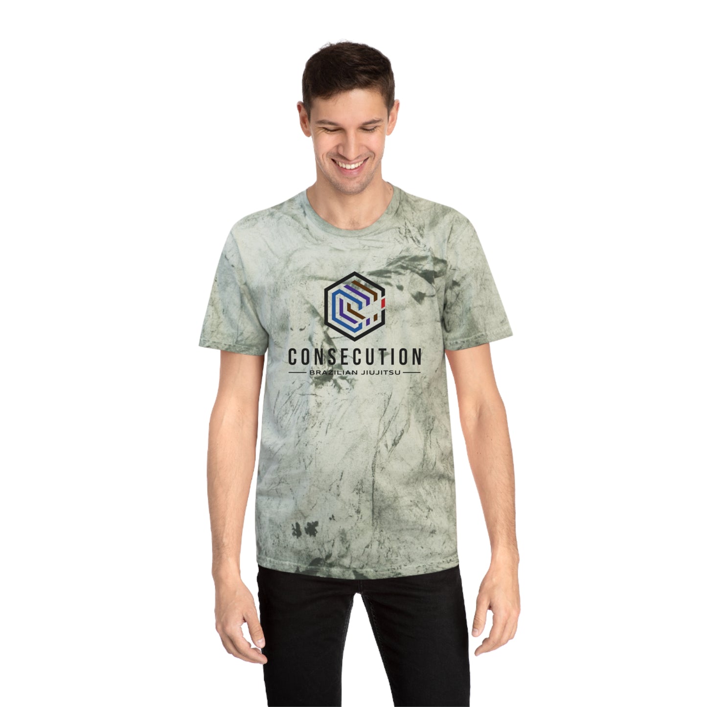 Color Blast Brazilian Jiu-Jitsu T-Shirt, Unisex Apparel, Sporty Tee, Training Top, Gift for Martial Artists, Casual Streetwear