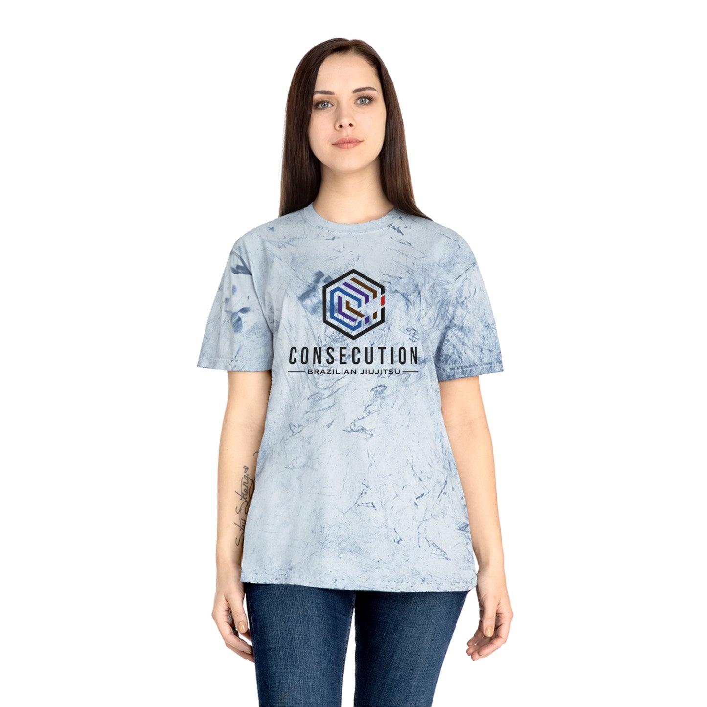 Color Blast Brazilian Jiu-Jitsu T-Shirt, Unisex Apparel, Sporty Tee, Training Top, Gift for Martial Artists, Casual Streetwear