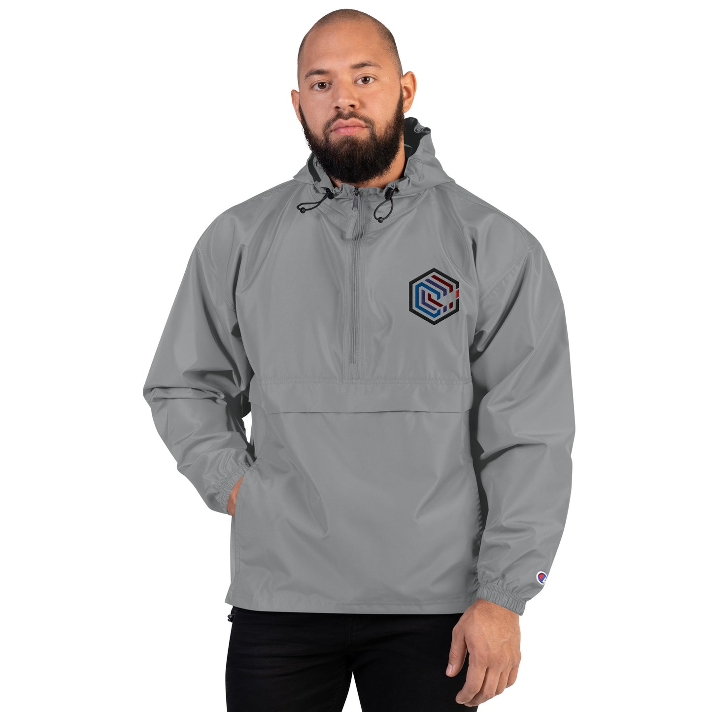 Embroidered Champion Packable Jacket