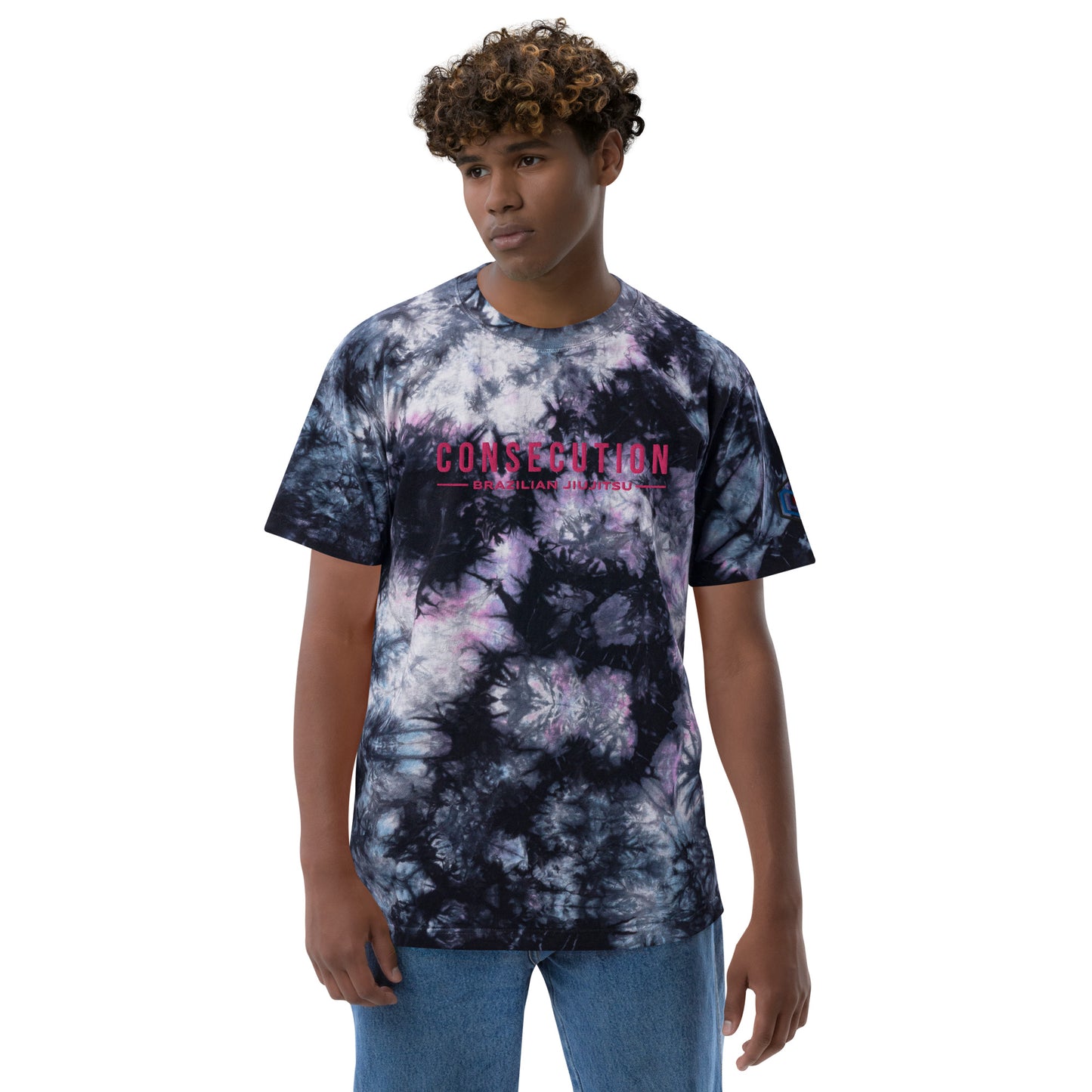 CJJ "Drip" Oversized tie-dye t-shirt